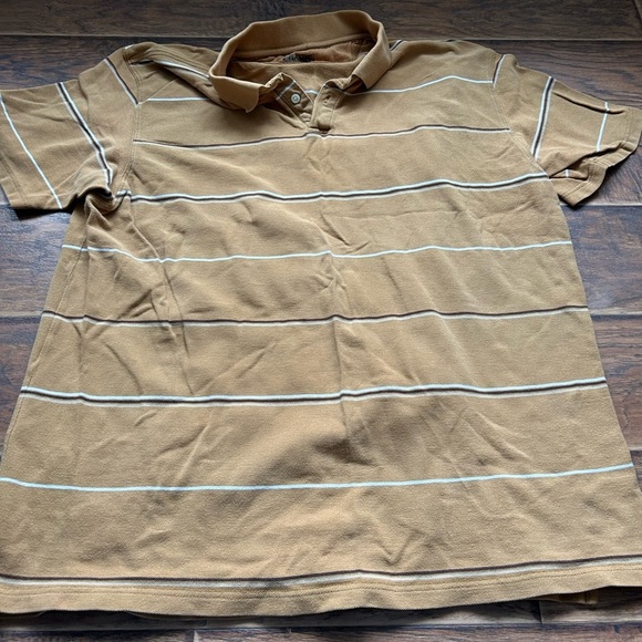 Champs Brown Striped Collared Shirt Size 4X - Picture 1 of 3